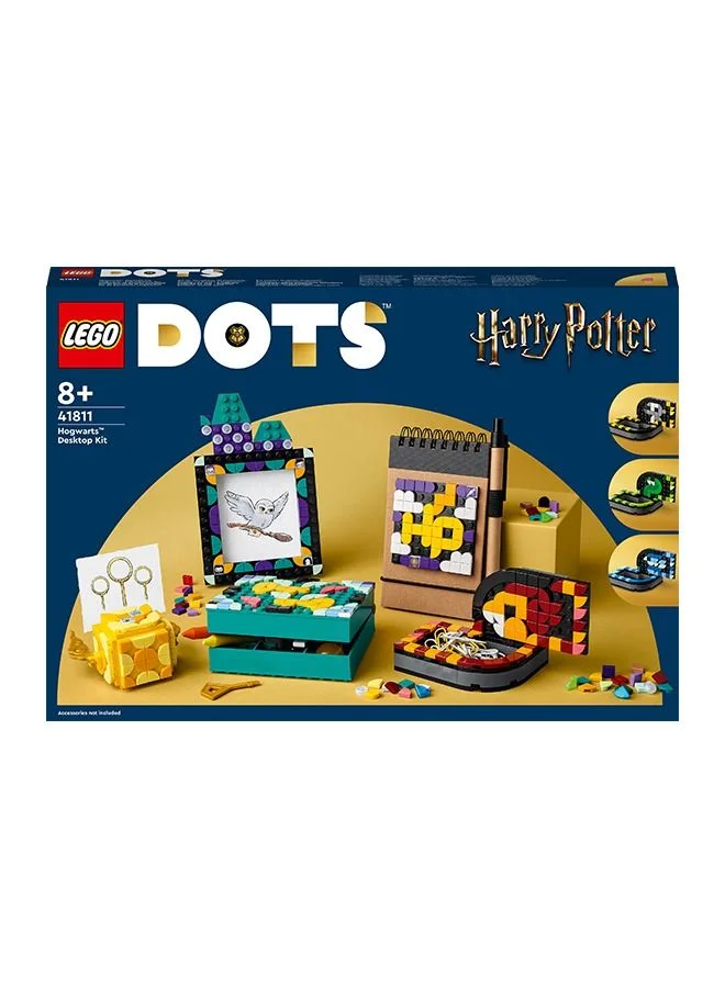 ليغو DOTS Hogwarts Desktop Kit 41811 DIY Craft Decoration Kit (856 Pieces)