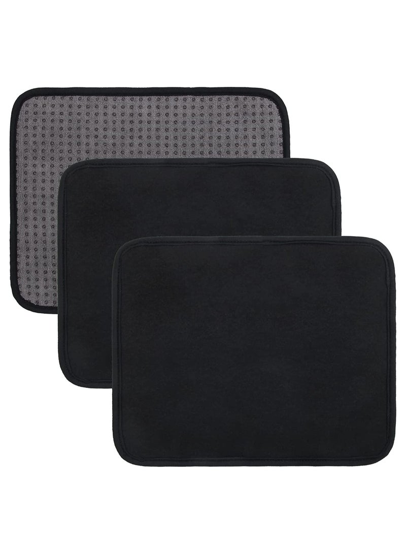 Generic (3-Pack) Microfiber Bowling Ball Towel - 10 Inches x 8 Inches Premium Quality Bowling Ball Shammy Pad with Easy-Grip Dots - Clean Bowling Ball from Dirt and Oil to Improve Grip and Precision - Image 1