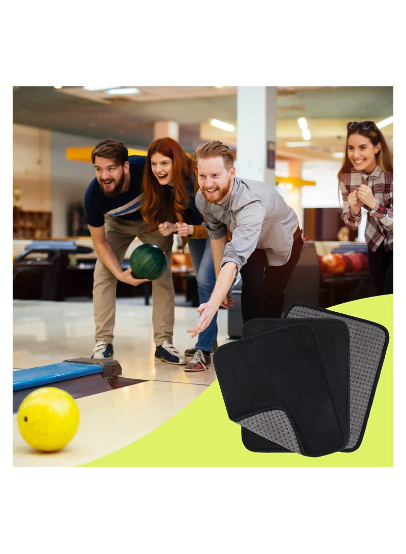 Generic (3-Pack) Microfiber Bowling Ball Towel - 10 Inches x 8 Inches Premium Quality Bowling Ball Shammy Pad with Easy-Grip Dots - Clean Bowling Ball from Dirt and Oil to Improve Grip and Precision - Image 2