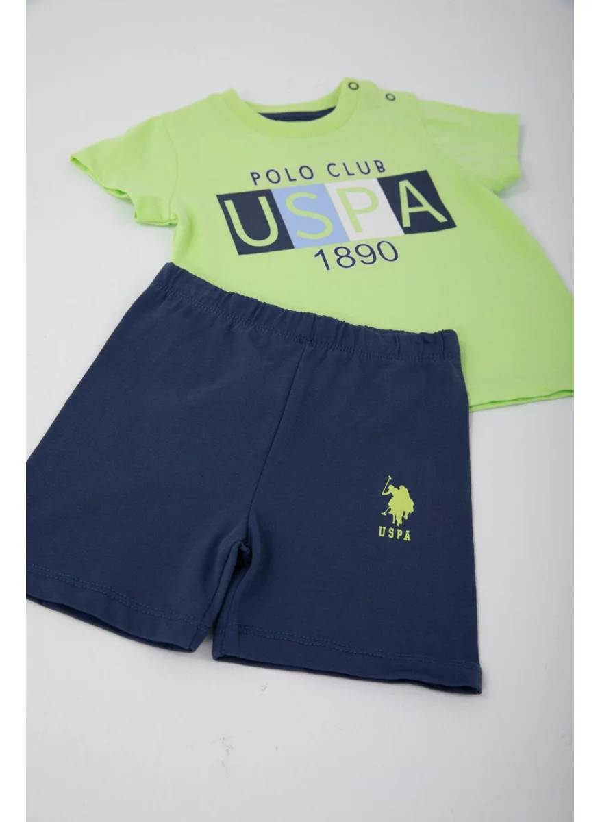 يو اس بولو اسن Care Green Baby T-shirt Set