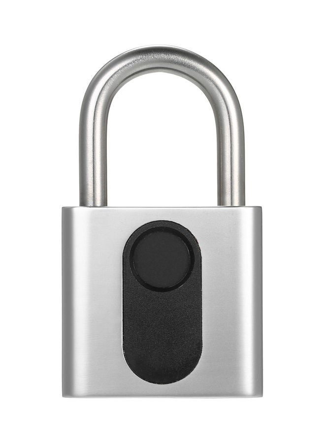 NIBEMINENT USB Rechargeable Smart Fingerprint Lock Grey - Image 1