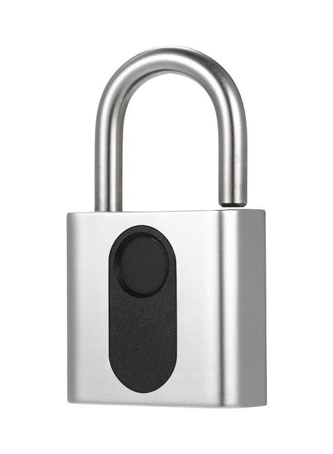 NIBEMINENT USB Rechargeable Smart Fingerprint Lock Grey - Image 2