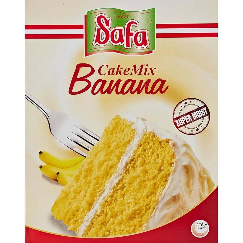 Zahrat Safa Super Moist Banana Flavored Cake Mix- 500gms