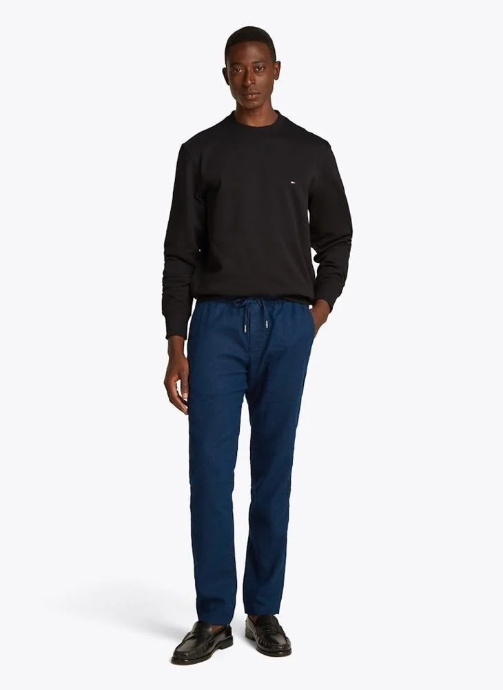 Tommy Hilfiger Black Essential Pullover Sweatshirt for Men | Best Price UAE