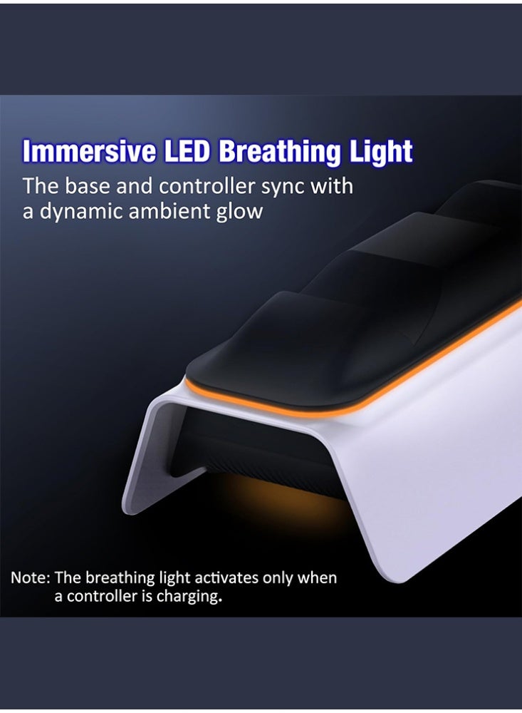 DOBE Fast DualSense PS5 Controller Charging Station with LED Indicators, Fast Charging Dock for Playstation 5 Controller  - Image 2
