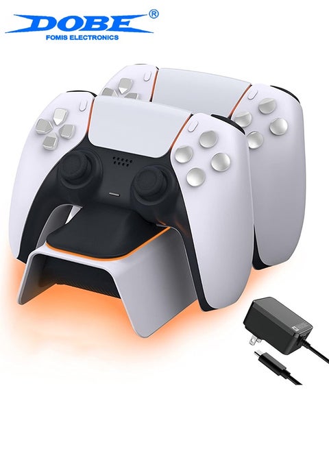 Fast DualSense PS5 Controller Charging Station with LED Indicators, Fast Charging Dock for Playstation 5 Controller