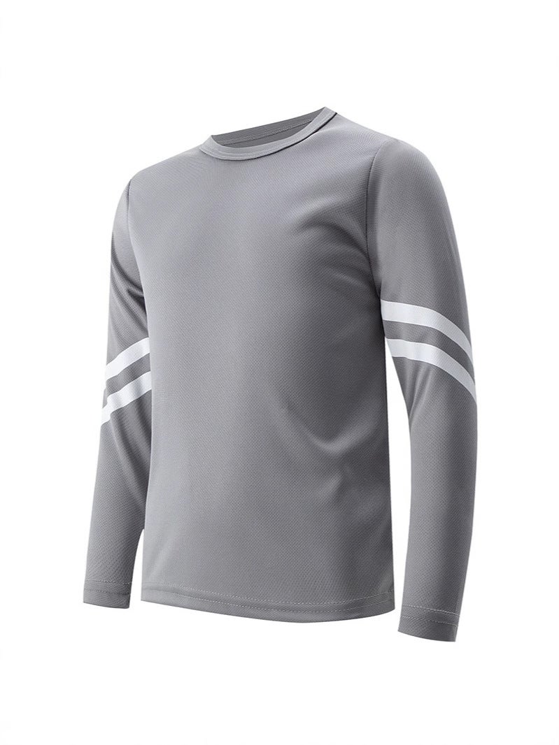 Overseas Children'S Long-Sleeved T-Shirt Boys Sports Casual Top Girls Fashion All-Match Base Long - Image 5