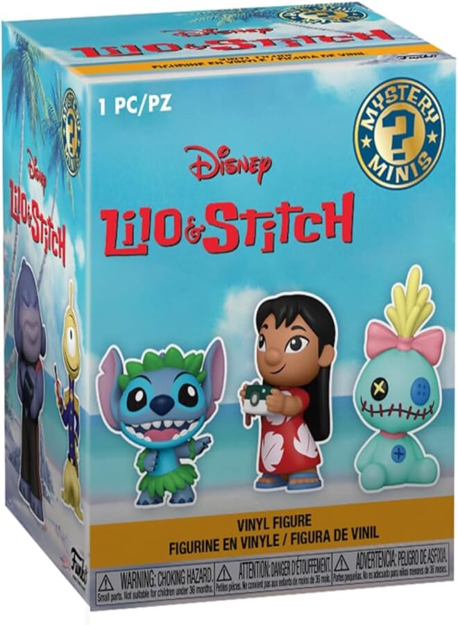 Funko Mystery Mini! Cartoon Animation: Disney - Lilo & Stitch -One Random Piece