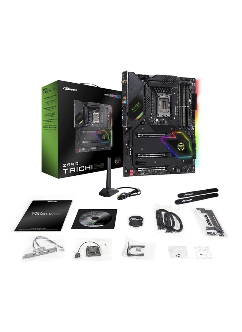 ASRock - ASRock Z690 Taichi Razer Intel Z690 Atx 4 DDR5 Motherboard - Image 1