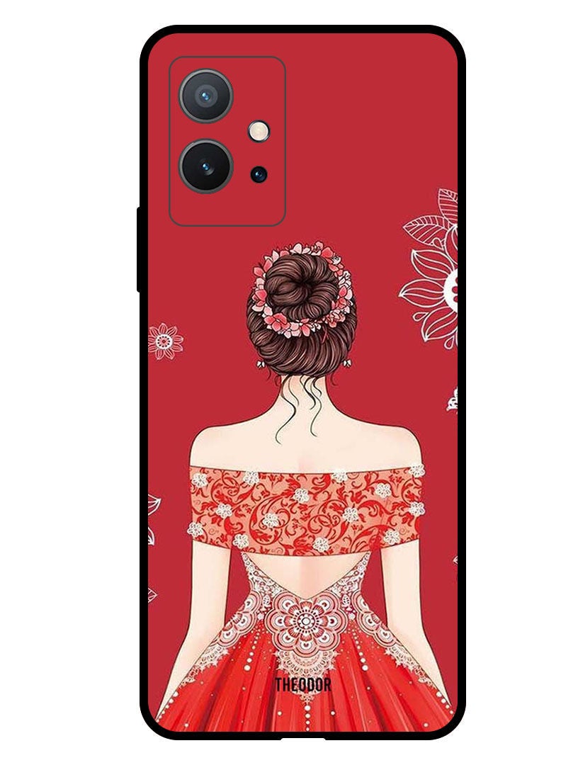 Theodor Protective Case Cover For VIVO Y55 5G  Cute Ladyy - Image 1