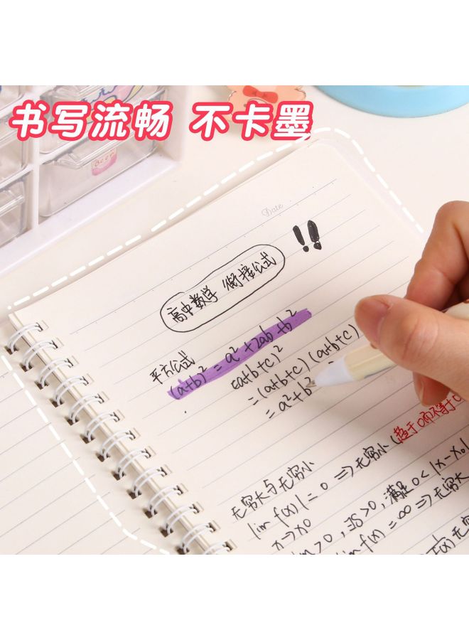 HELPS Cute Cartoon A5 Coil Notebook Customized Inspirational Text Flip Notebook Student Exam Thickeneded Horizontal Line Notebook - Image 2