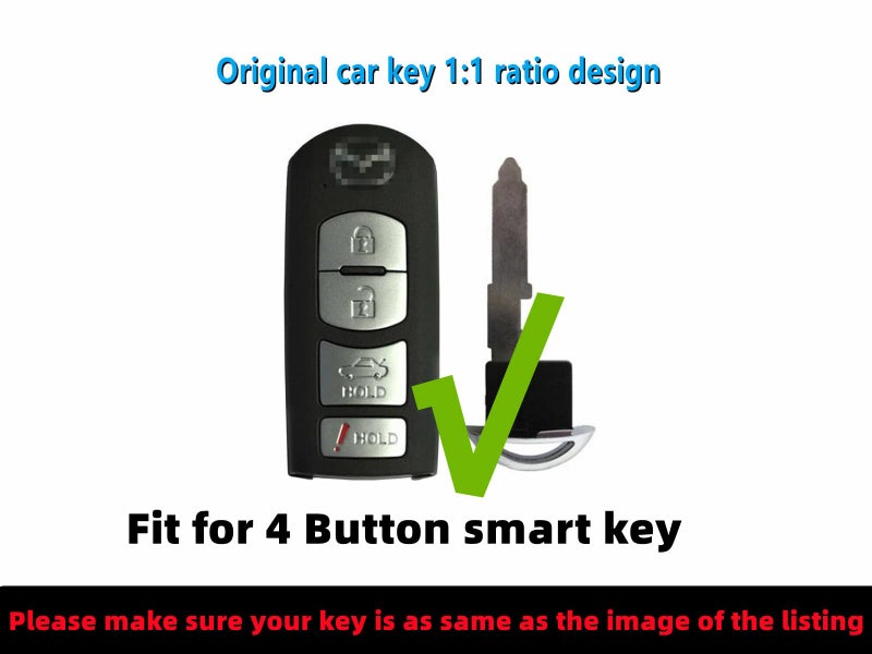 REPROTECTING Silicone Rubber Key Fob Cover Compatible with 2009-2019 Mazda 3 6 CX-5 CX-7 CX-9 MX-5 Miata Toyota Yaris iA Scion iA KR55WK49383 WAZX1T768SKE11A03 WAZSKE13D01 Black Black - Image 3