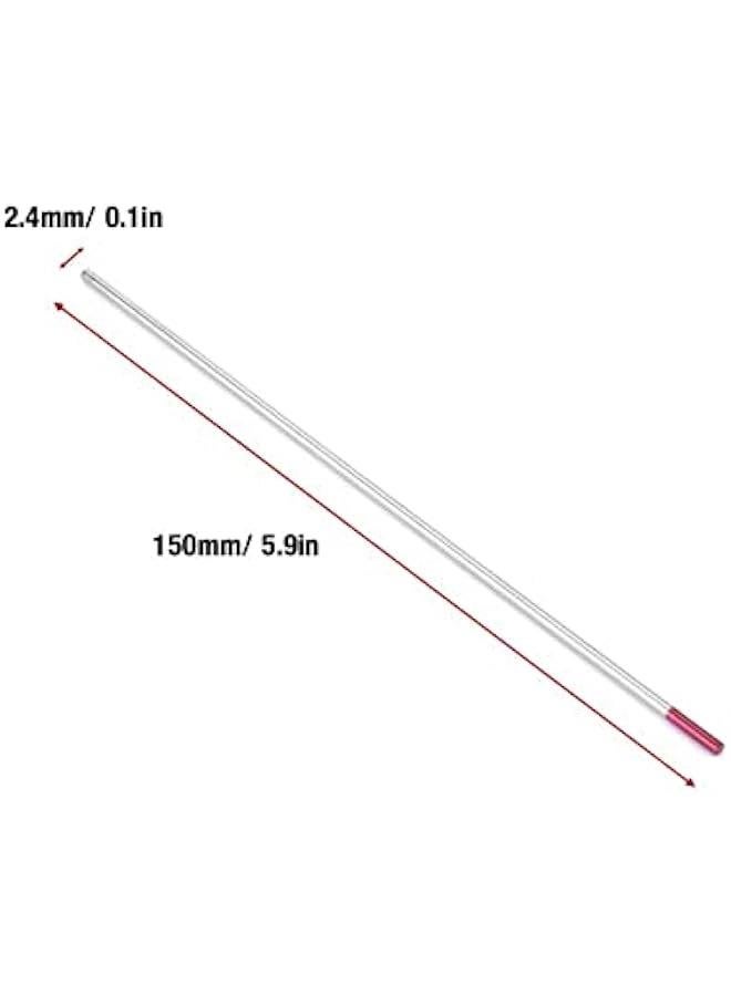 10-Pack E3 Tungsten Purple Tungsten Electrodes 3/32 Tungsten Purple Composite Tungsten Electrode Tig Welding Composite Tungsten Electrodes 2.4 * 150mm (WES Purple)  - Image 4