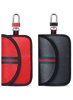 Faraday Pouch for Car Keys, 2 Pack Car Key Signal Blocking Pouch, Keyless Signal Blocking Key Case,RFID Anti-Theft Faraday Bag for Car Security, Anti-theft Signal Blocking Pouch car gift set