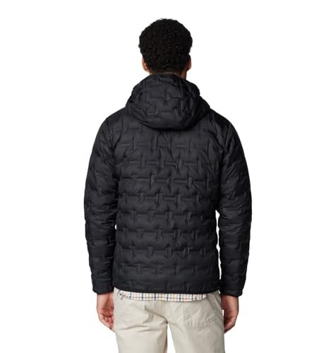 Columbia Mens Delta Ridge II Down Hooded Jacket Black Small - Image 3