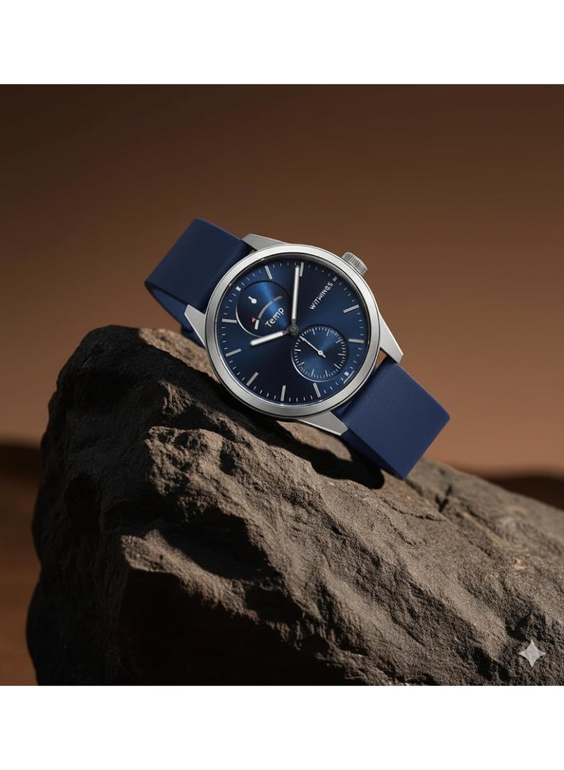 ويذينجز ساعة Withings ScanWatch 2 الذكية – مراقبة صحية متقدمة، تخطيط قلب ECG، قياس الأكسجين (SpO2)، تتبع النوم، بطارية تدوم 30 يوماً، مقاومة للماء – متوافقة مع Android وiOS - Image 3