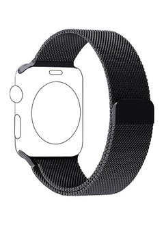 Milanese Stainless Steel Wrist Band For Apple Watch 40 mm Black