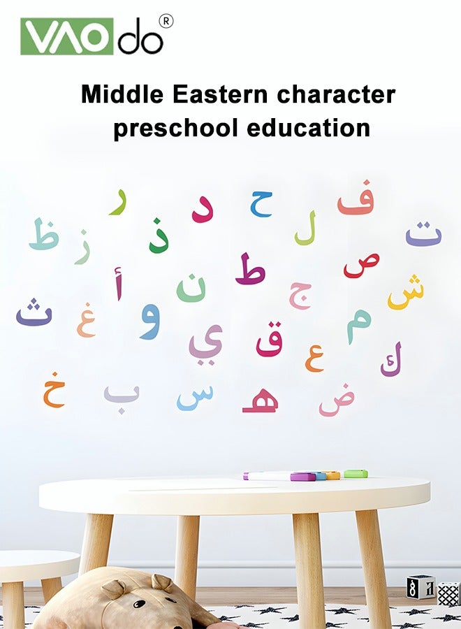 VAOdo Colourful Letter Wall Sticker, Kids Teaching Wallpaper, Wall Beautification and Decoration, Waterproof Pvc Material for Children'S Bedroom Porch Living Room  - Image 4