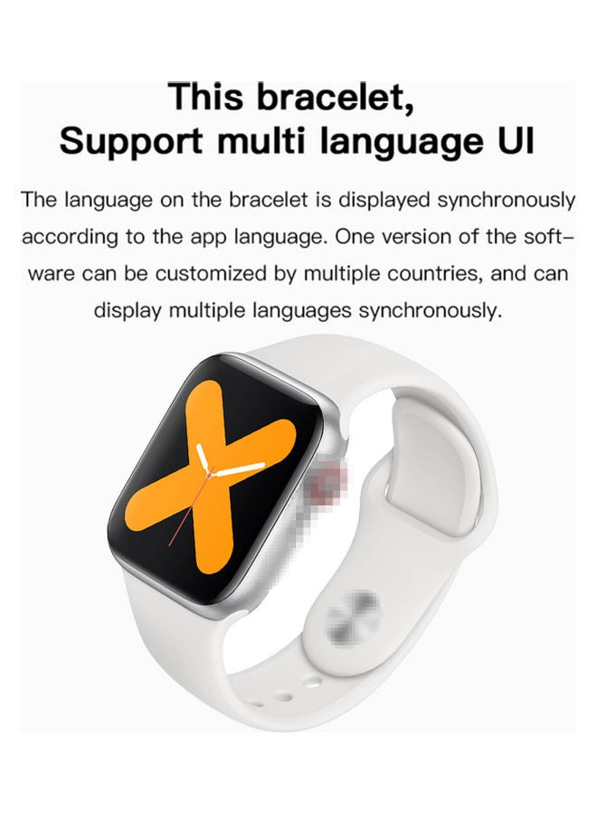 NIBEMINENT Full Touch Smartwatch White - Image 3