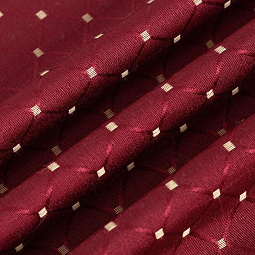 Randall Placemats Table Mats Waffle Geometric Diamond 4pcs Set Heat Insulated Resistant Spot Clean Machine Washable, Soft and Durable for Kitchen Dining Office Parties(12"×18", Red) - Image 3