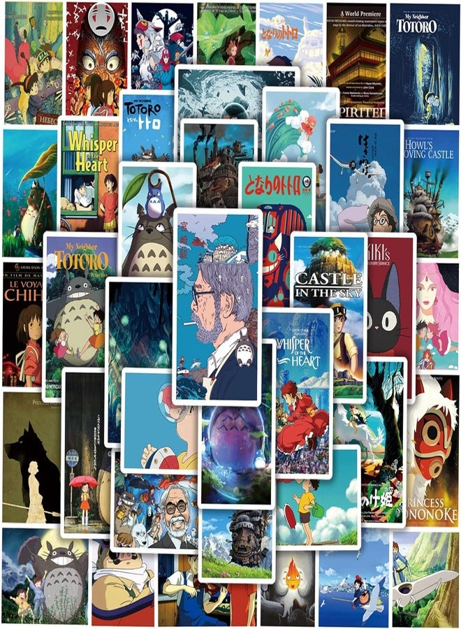 Stickers Anime Stickers Hayao Miyazaki May, 25 Pieces, No repeat - Image 1