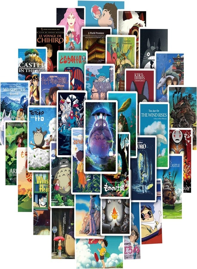 Stickers Anime Stickers Hayao Miyazaki May, 25 Pieces, No repeat - Image 5