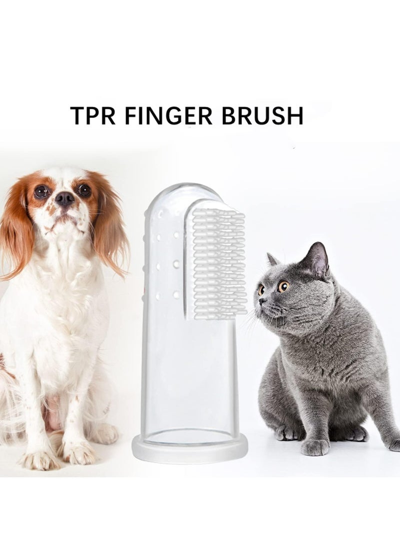 CMGTYYD Dog Toothbrush and Toothpaste Kit Set for Dog Teeth Cleaning and Care,Extra Fingerbrush Brushing Dog Dental Care Kit Set - Image 5