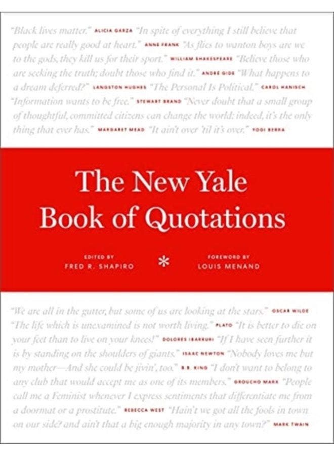 The New Yale Book of Quotations - Hardback