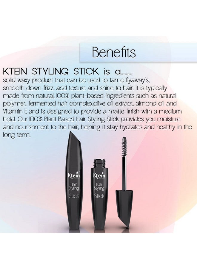 Ktein عصا تصفيف الشعر الطبيعية 100% من النباتات / عصا إنهاء الشعر، جل شعر للأطفال، كريم إنهاء الشعر المكسور الصغير، غير دهني وغير مسبب للتجاعيد 12 مل - Image 4