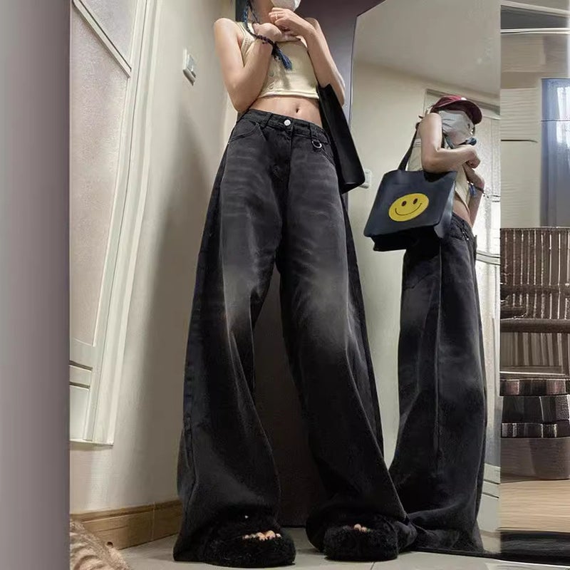Unisex Classic Denim Jeans Loose Fit Daily Outdoor Wear - Image 1