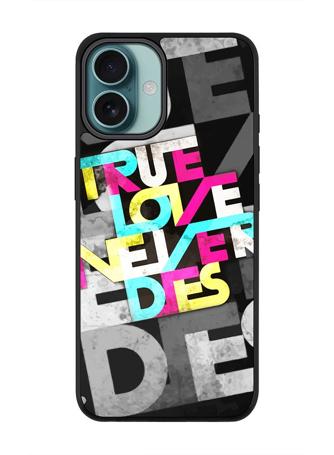 Stylizedd For iPhone 16 Plus Case [Compatible with MagSafe] Slim Magnetic cover Phone Case iPhone 16 Plus -True Love Never Dies - Image 1