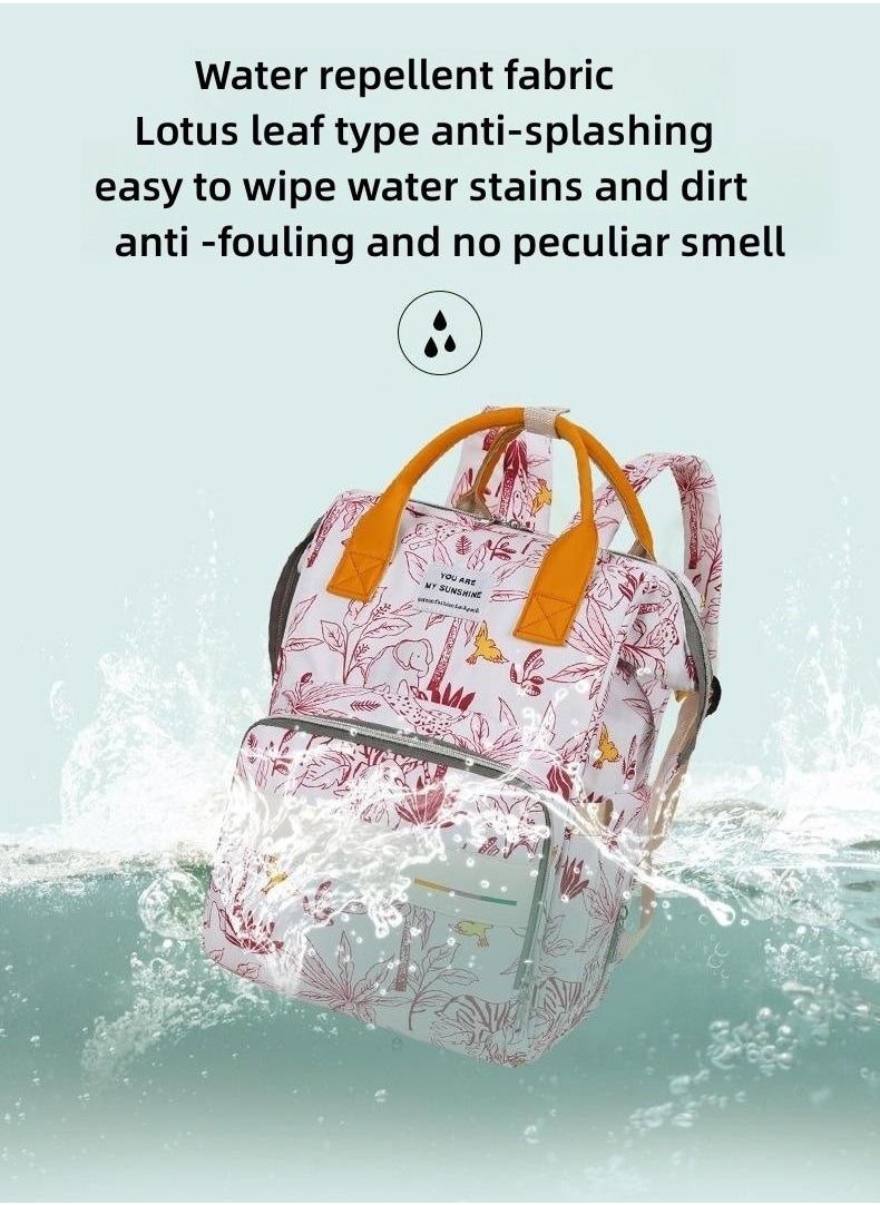 MIXDE - Large Capacity Comfortable and Convenient Mommy Backpack - Image 1