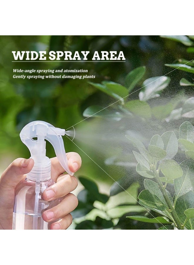 Homify 2 Pack Spray Bottle, Spray Bottle Empty 500ml Clear PET Plastic Mist Sprayer Water Spray Bottle for Cleaning Solutions Essential Oils Hairdressing Cooking - Image 3