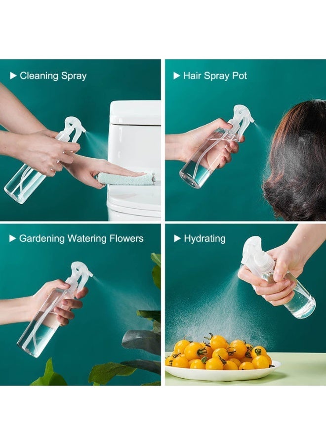 Homify 2 Pack Spray Bottle, Spray Bottle Empty 500ml Clear PET Plastic Mist Sprayer Water Spray Bottle for Cleaning Solutions Essential Oils Hairdressing Cooking - Image 2
