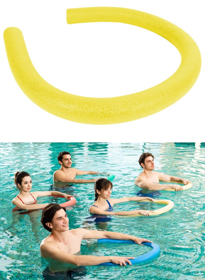 Wave Swimming Noodle Swim Pool Noodle, Water Float Aid Noodles Foam Float, Suitable for Children and Adult, Kids Floatation Device Flexible Strong Noodle Swim Support, Solid Foam Swimming Stick - Image 1