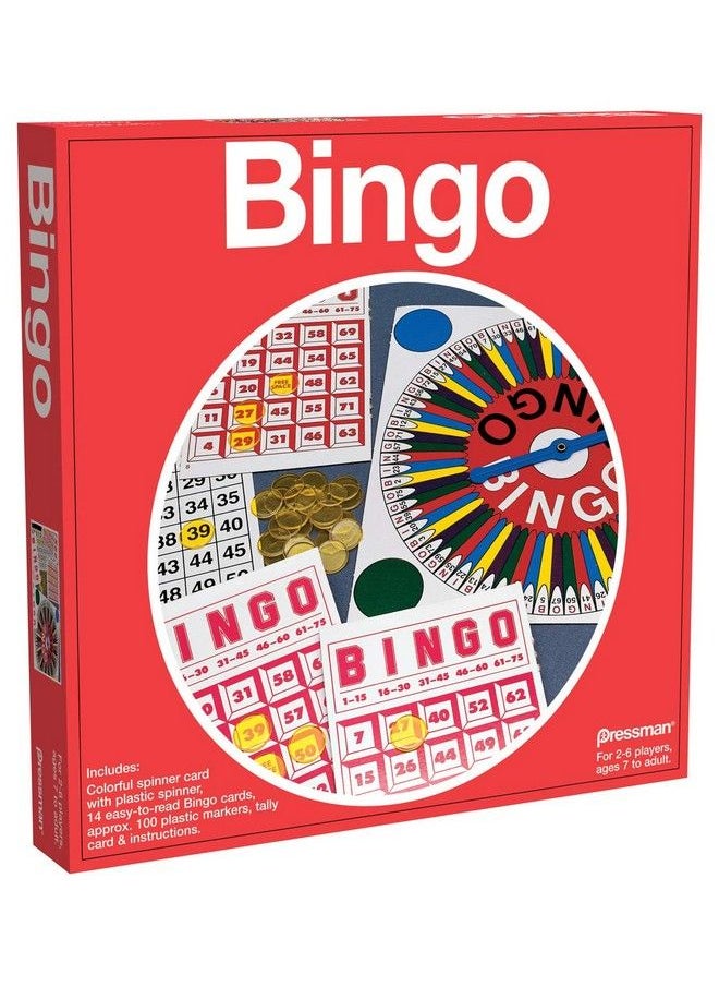 Pressman Toy Bingo In Red Box  - Image 1