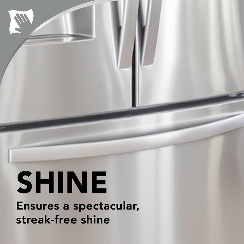 DEER Stainless Steel Cleaner Spray 400ml - Streak-Free Shine & Fingerprint Removal for Kitchen Appliances - Image 4