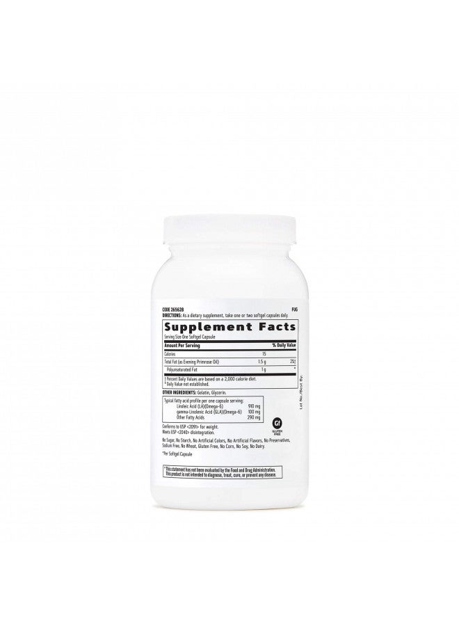 GNC Women'S Evening Primrose Oil Epo 1300 Mg Supports Hormonal Balance 90 Softgel Capsules 