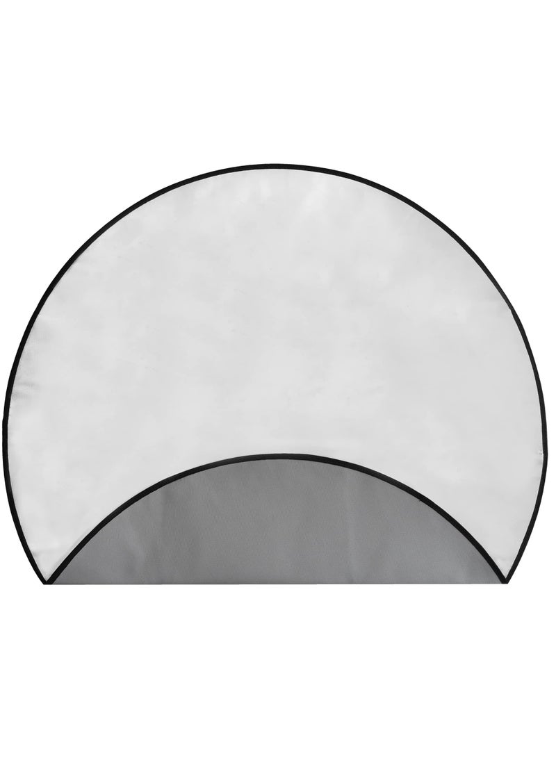 حماية لمنطقة النار بقطر 36 بوصة - فرشة مقاومة للحريق للشواء في الهواء الطلق - واقي حراري يحمي الأرضيات ، والشرفات ، والممرات ، ومناطق التخييم ، والمواقد ، والعشب ، والنيران الكبيرة من ضرر الحرارة والاحتراق. - Image 1