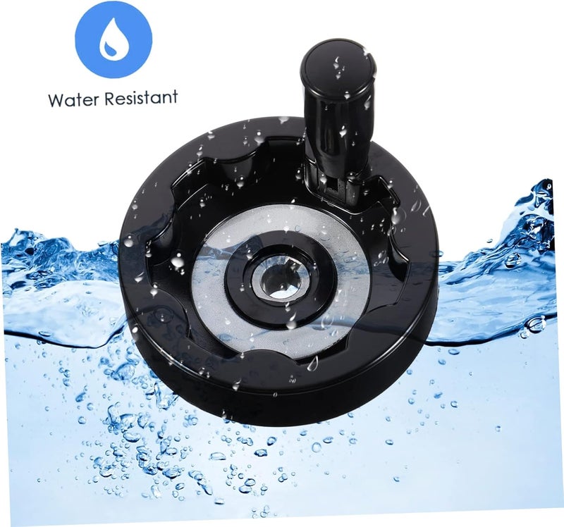 LIFKOME Folding Hand Crank Wheel with Revolving Handle Black Inside Handwheel for Machine Tools High Mechanical Strength and Heat Resistant Replacement Part - Image 5