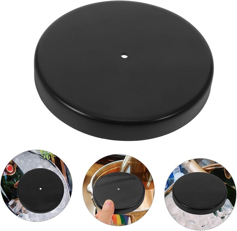 Unomor 5pcs Reusable Plastic Beer Keg Lid Cover for Wine and Soda Spill Prevention - Image 3