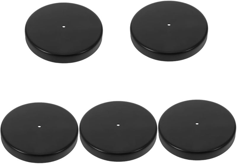 Unomor 5pcs Reusable Plastic Beer Keg Lid Cover for Wine and Soda Spill Prevention - Image 2