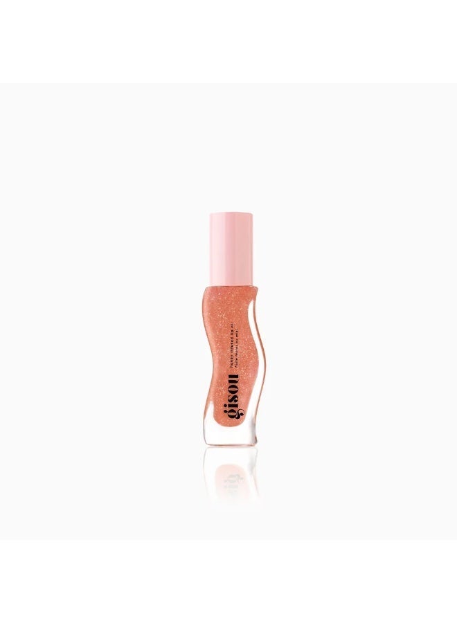 GISOU Honey Infused Lip Oil Glazed Plum-Glazed Plum Shimmer Shade,8 ml - Image 4