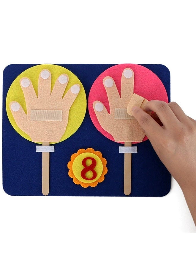 الأطفال الرياضيات الرقمية الإصبع العد المعدات التدريسية ، 1 إلى 10 التعلم رياض الأطفال الرياضيات لعبة - Image 3