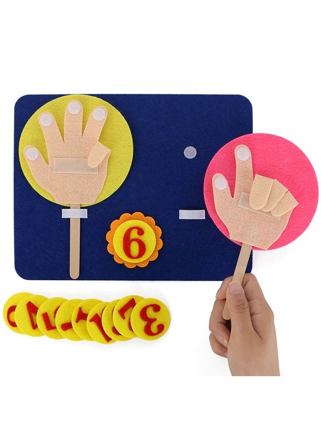 الأطفال الرياضيات الرقمية الإصبع العد المعدات التدريسية ، 1 إلى 10 التعلم رياض الأطفال الرياضيات لعبة - Image 2