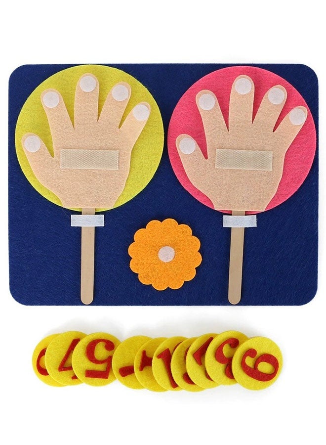 الأطفال الرياضيات الرقمية الإصبع العد المعدات التدريسية ، 1 إلى 10 التعلم رياض الأطفال الرياضيات لعبة - Image 1