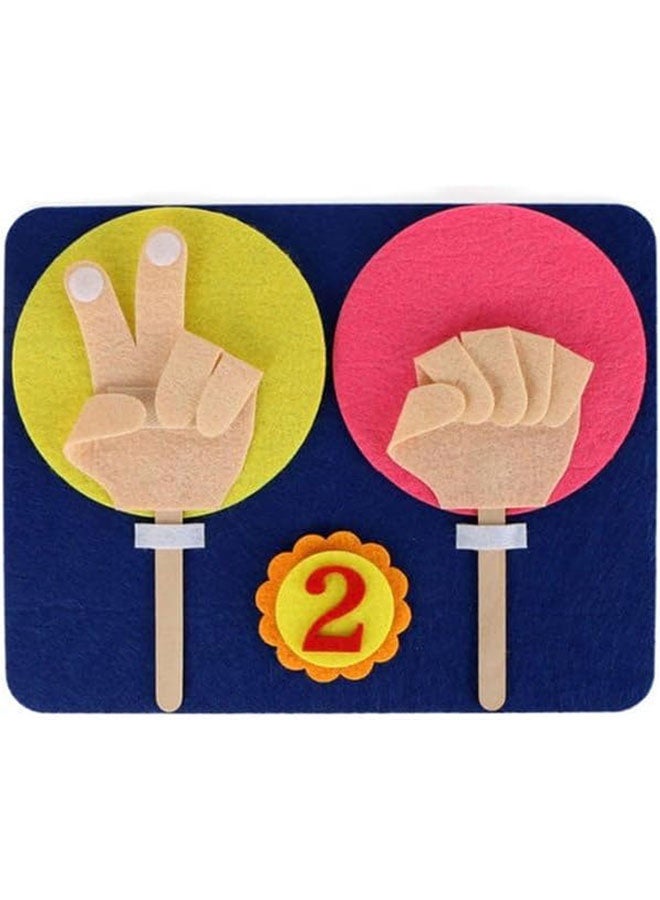 الأطفال الرياضيات الرقمية الإصبع العد المعدات التدريسية ، 1 إلى 10 التعلم رياض الأطفال الرياضيات لعبة - Image 4