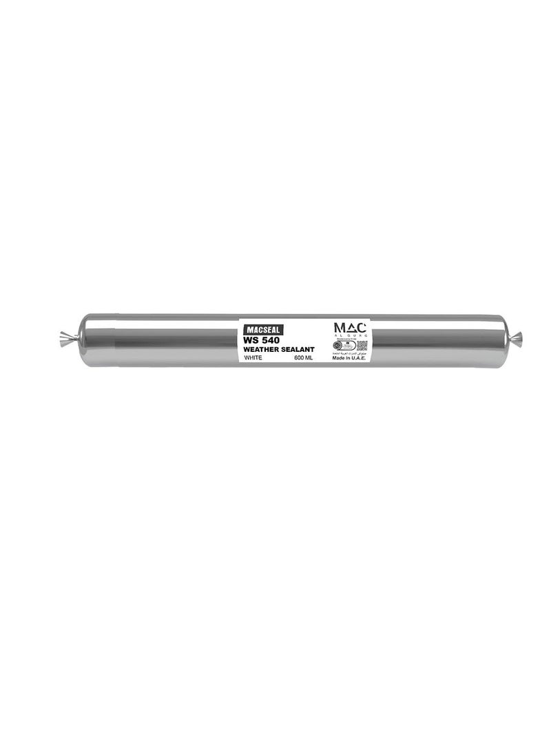 MAC General Purpose Silicone Sealant (MACSEAL WS 540 Weather Sealant White) - Image 1