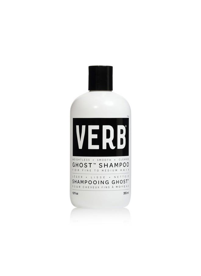 verb Ghost Shampoo, 12 fl oz - Infused with Moringa Oil - Cleanses Fine and Weighed Down Hair - Vegan, No Parabens or Harmful Sulfates  - Image 1
