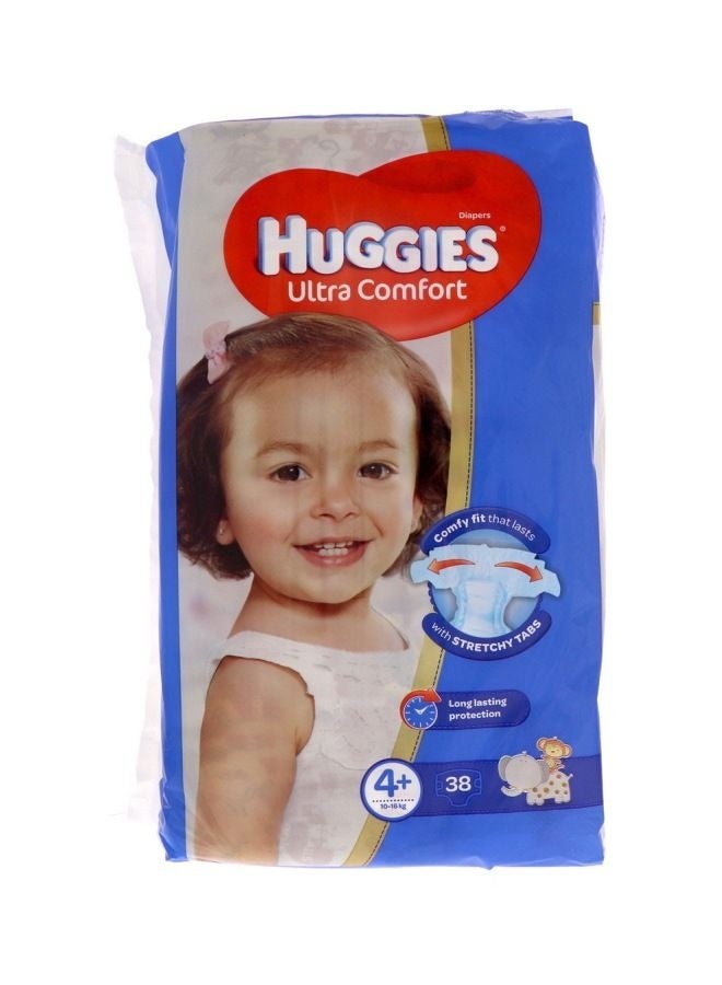 HUGGIES Ultra Comfort Baby Diapers, 10-16 Kg, 38 Piece